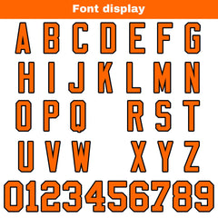 Benutzerdefinierte Weiß Orange Reversibel Genäht Fußball Trikot Personalisierte Fußball Shirts für Männer gedruckt Team Name Nummer Logo