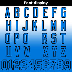 Benutzerdefinierte Weiß Blau Reversibel Genäht Fußball Trikot Personalisierte Gradient Fußball Shirts für Männer gedruckt Team Name Nummer Logo