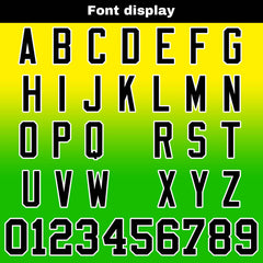 Benutzerdefinierte Gelb Grün Reversibel Genäht Fußball Trikot Personalisierte Gradient Fußball Shirts für Männer gedruckt Team Name Nummer Logo