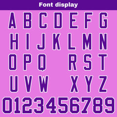 Benutzerdefinierte Lichtlila Lila Reversibel Genäht Fußball Trikot Personalisierte Fußball Shirts für Männer gedruckt Team Name Nummer Logo