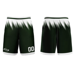 Benutzerdefinierter Olivgrün Weiß Basketball Jersey Uniform Anzug gedruckt Ihr Logo Name Nummer