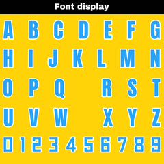 Benutzerdefinierte Weiß Blau Reversibel Fußball Trikot Personalisierte Gradient Fußball Shirts für Männer gedruckt Team Name Nummer Logo