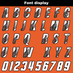 Benutzerdefinierter Orange Basketball Jersey Uniform Anzug gedruckt Ihr Logo Name Nummer