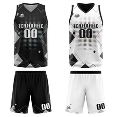 Benutzerdefinierte Grau Reversible Basketball Jersey Personalisierte Print Name Nummer Logo