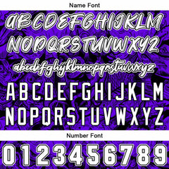 Benutzerdefinierte Baseball Jersey Personalisierte Baseball Shirt genäht und Druck Lila