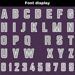 Benutzerdefinierte Lila Grau Reversibel Fußball Trikot Personalisierte Gradient Fußball Shirts für Männer gedruckt Team Name Nummer Logo