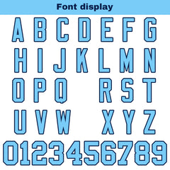 Benutzerdefinierte Weiß Lichtblau Reversibel Genäht Fußball Trikot Personalisierte Fußball Shirts für Männer gedruckt Team Name Nummer Logo