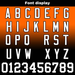 Benutzerdefinierte Orange Schwarz Reversibel Genäht Fußball Trikot Personalisierte Gradient Fußball Shirts für Männer gedruckt Team Name Nummer Logo