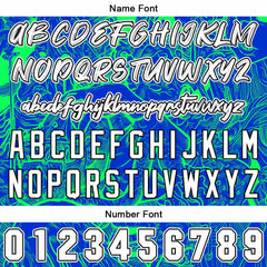 Benutzerdefinierte Baseball Jersey Personalisierte Baseball Shirt genäht und Druck Royal-Grün