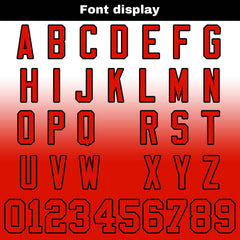 Benutzerdefinierte Weiß Rot Reversibel Genäht Fußball Trikot Personalisierte Gradient Fußball Shirts für Männer gedruckt Team Name Nummer Logo