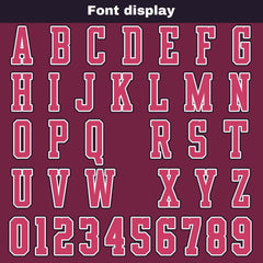 Benutzerdefinierter Pflaume Rot Basketball Jersey Uniform Anzug gedruckt Ihr Logo Name Nummer