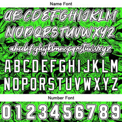 Benutzerdefinierte Baseball Jersey Personalisierte Baseball Shirt genäht und Druck Grün