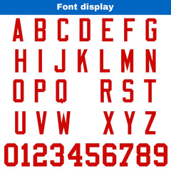 Benutzerdefinierte Weiß Blau Rot Reversibel Genäht Fußball Trikot Personalisierte Fußball Shirts für Männer gedruckt Team Name Nummer Logo