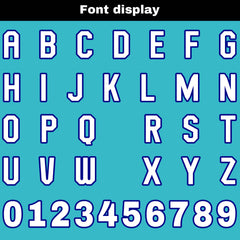 Benutzerdefinierte Blau Weiß Reversibel Fußball Trikot Personalisierte Gradient Fußball Shirts für Männer gedruckt Team Name Nummer Logo