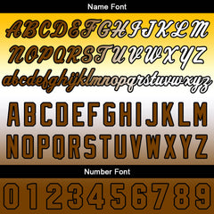 Benutzerdefinierter Verlauf Hoodie für Mann, Frau, Mädchen, Junge. Drucken Sie Ihr Logo, Ihren Namen und Ihre Nummer Gelb Weiß