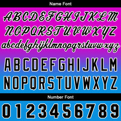 Benutzerdefinierter Verlauf Hoodie für Mann, Frau, Mädchen, Junge. Drucken Sie Ihr Logo, Ihren Namen und Ihre Nummer Rosa Lila Blau