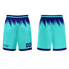 Benutzerdefinierter Petrol Blau Basketball Jersey Uniform Anzug gedruckt Ihr Logo Name Nummer