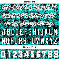 Benutzerdefinierte Baseball Jersey Personalisierte Baseball Shirt genäht und Druck Teal