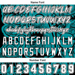 Benutzerdefinierte Baseball Jersey Personalisierte Baseball Shirt genäht und Druck Monster-Mitternachtsgrün