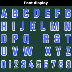 Benutzerdefinierte Grün Blau Reversibel Fußball Trikot Personalisierte Gradient Fußball Shirts für Männer gedruckt Team Name Nummer Logo