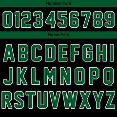 Benutzerdefinierte Verlauf Varsity-Jacke. Letterman-Jacke Schwarz Grün