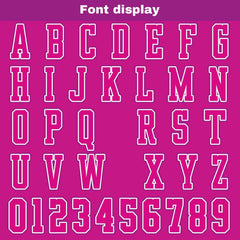 Benutzerdefinierter Dunkelrosa Basketball Jersey Uniform Anzug gedruckt Ihr Logo Name Nummer