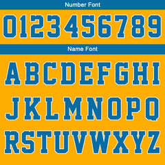 Benutzerdefinierte Varsity-Jacke. Letterman-Jacke für Männer, Frauen und Jugendliche Orange Blau