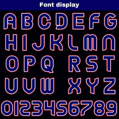 Benutzerdefinierter Marine Rot Basketball Jersey Uniform Anzug gedruckt Ihr Logo Name Nummer