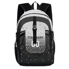 Anpassen Grau Sport Rucksäcke Mit Personalisiert Namen, Zahlen und Logos