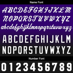 Benutzerdefinierter Verlauf Hoodie für Mann, Frau, Mädchen, Junge. Drucken Sie Ihr Logo, Ihren Namen und Ihre Nummer Lila Schwarz