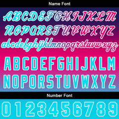 Benutzerdefinierter Verlauf Hoodie für Mann, Frau, Mädchen, Junge. Drucken Sie Ihr Logo, Ihren Namen und Ihre Nummer Mauve Blau