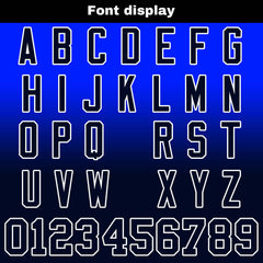 Benutzerdefinierte Royal Marine Reversibel Genäht Fußball Trikot Personalisierte Gradient Fußball Shirts für Männer gedruckt Team Name Nummer Logo