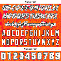 Benutzerdefinierte Baseball Jersey Personalisierte Baseball Shirt genäht und Druck Orange