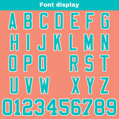 Benutzerdefinierte Lichtorange Teal Reversibel Genäht Fußball Trikot Personalisierte Fußball Shirts für Männer gedruckt Team Name Nummer Logo