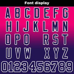 Benutzerdefinierte Rose Dunkelviolett Reversibel Genäht Fußball Trikot Personalisierte Gradient Fußball Shirts für Männer gedruckt Team Name Nummer Logo