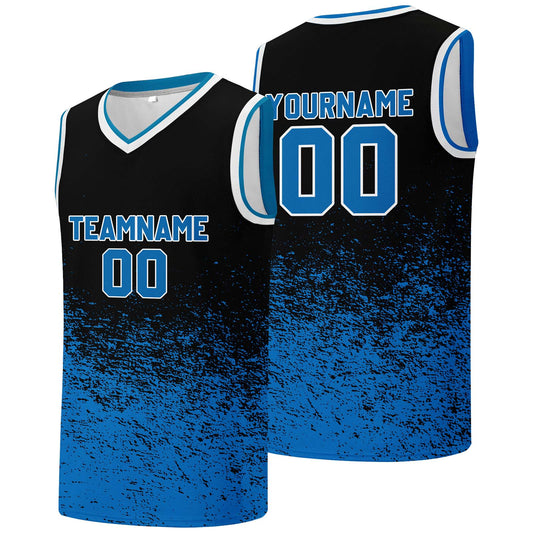 Individuelle Basketball-Jersey für Männer und Frauen. Gestickter und gedruckter Name, Nummer und Logo