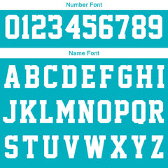 Benutzerdefinierte Cyan Weiß Reversible Basketball Jersey Personalisierte Print Name Nummer Logo