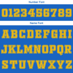 Benutzerdefinierte Blau Weiß Gelb Reversible Basketball Jersey Personalisierte Print Name Nummer Logo