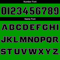 Benutzerdefinierte Grün Kurzarm-Kapuzenpullover für Männer Frauen Hemden mit Kapuzen gedruckt Name Logo