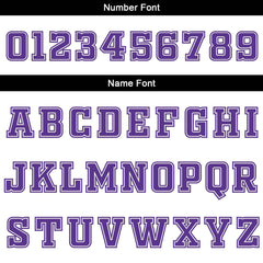 Benutzerdefinierte Weiß Violett Schwarz Reversible Basketball Jersey Personalisierte Print Name Nummer Logo