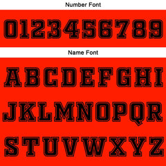 Benutzerdefinierte Orange Rot Weiß Schwarz Reversible Basketball Jersey Personalisierte Print Name Nummer Logo