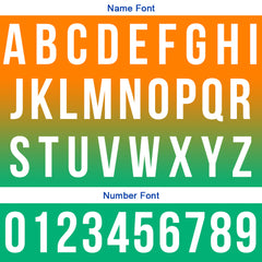 Benutzerdefinierte Orange Grün Fußball Polo-Shirts Fügen Sie Ihr Einzigartiges hinzu Logo/Name/Nummer