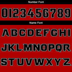 Benutzerdefinierte Rot Kurzarm-Kapuzenpullover für Männer Frauen Hemden mit Kapuzen gedruckt Name Logo