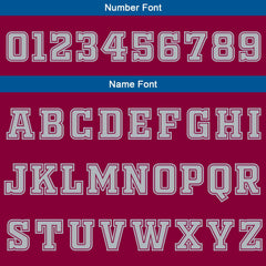 Benutzerdefinierte Burgund Weiß Blau Reversible Basketball Jersey Personalisierte Print Name Nummer Logo