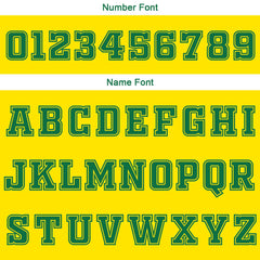 Benutzerdefinierte Gelb Grün Weiß Reversible Basketball Jersey Personalisierte Print Name Nummer Logo