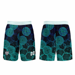 Benutzerdefinierte Schwarz Cyan Trikots für Männer Frauen Personalisierte Fußball Uniformen für Erwachsene und Kind