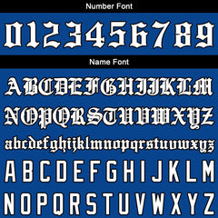 Benutzerdefinierte Verlauf Varsity-Jacke. Letterman-Jacke Blau