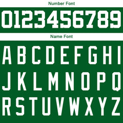 Benutzerdefinierte Varsity-Jacke. Letterman-Jacke für Männer, Frauen und Jugendliche Grün Weiß