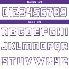 Benutzerdefinierte Weiß Lila Schwarz Reversible Basketball Jersey Personalisierte Print Name Nummer Logo