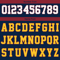 Benutzerdefinierte Marine Weiß Gelb Reversible Basketball Jersey Personalisierte Print Name Nummer Logo